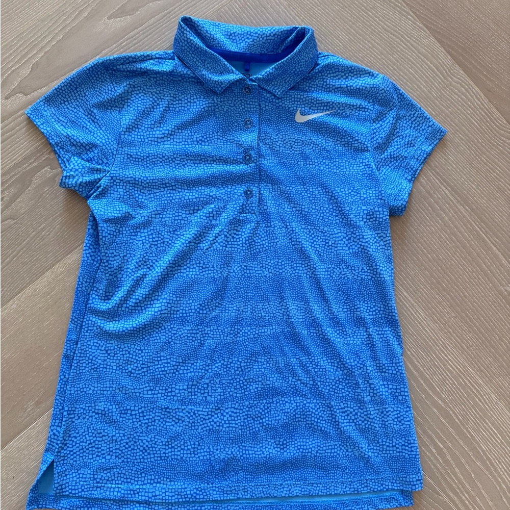 Nike Blue Polo Golf Shirt